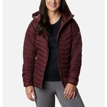 Columbia Ženske Jakne - Powder Lite Hooded Bordo | BLOH-43208